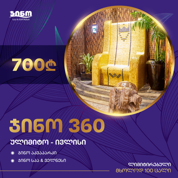 Gino 360 — ულიმიტო ივლისი მხოლოდ 700₾-ად!