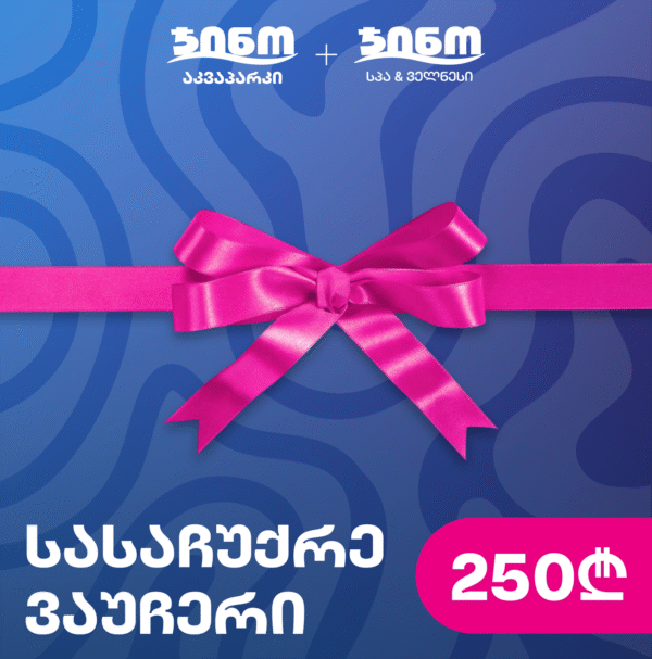 Gift voucher to Gino Aquapark 250GEL