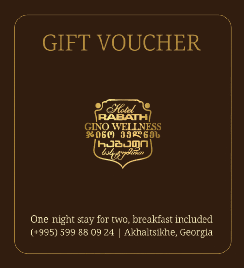 ჯინო ველნეს რაბათი – სასაჩუქრე ვაუჩერი - 1 ღამე